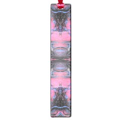 Grey Pink Module  Large Book Marks by kaleidomarblingart