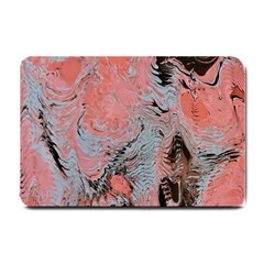 Pink Arabesque Small Doormat  by kaleidomarblingart