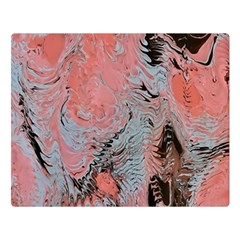 Pink Arabesque Double Sided Flano Blanket (large)  by kaleidomarblingart