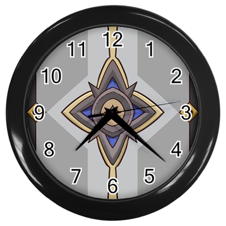 Abiogenisis Wall Clock (Black)