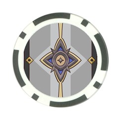 Abiogenisis Poker Chip Card Guard by sacredsymbology