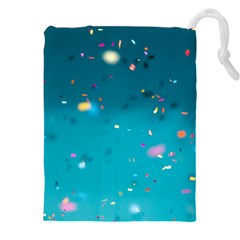 Bluesplash Drawstring Pouch (4xl) by LW323