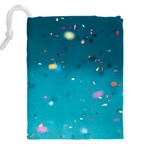 Bluesplash Drawstring Pouch (5XL) Back