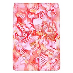 Cherry Blossom Cascades Abstract Floral Pattern Pink White  Removable Flap Cover (l) by CrypticFragmentsDesign