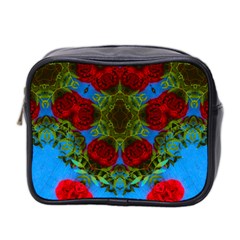 Rosette Mini Toiletries Bag (two Sides) by LW323