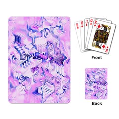 Hydrangea Blossoms Fantasy Gardens Pastel Pink And Blue Playing Cards Single Design (rectangle) by CrypticFragmentsDesign