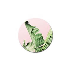 Palm Leaves On Pink Golf Ball Marker (10 Pack) by goljakoff