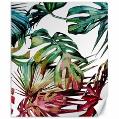 Tropical Leaves Canvas 8  X 10  by goljakoff