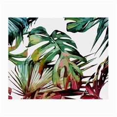 Tropical Leaves Small Glasses Cloth (2 Sides) by goljakoff