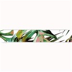 Tropical leaves Small Bar Mats 24 x4  Bar Mat