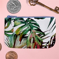 Tropical Leaves Large Coin Purse by goljakoff