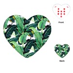 Banana leaves Playing Cards Single Design (Heart) Front