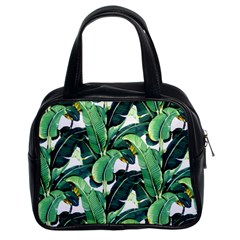 Banana Leaves Classic Handbag (two Sides) by goljakoff