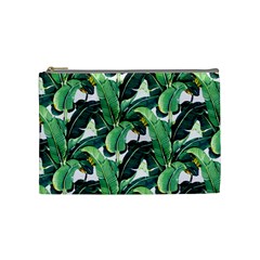 Banana Leaves Cosmetic Bag (medium) by goljakoff