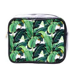 Banana Leaves Mini Toiletries Bag (one Side) by goljakoff