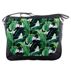 Banana Leaves Messenger Bag by goljakoff