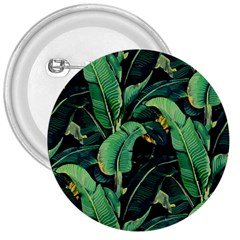 Night Banana Leaves 3  Buttons by goljakoff