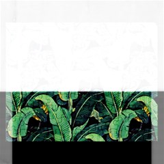 Night Banana Leaves Rectangular Jigsaw Puzzl by goljakoff