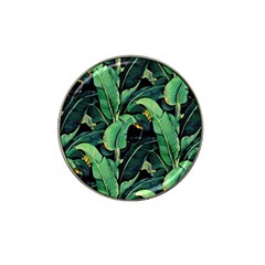 Night Banana Leaves Hat Clip Ball Marker by goljakoff