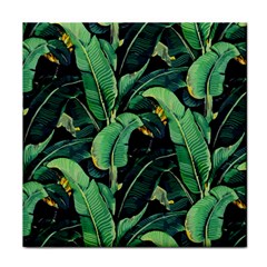 Night Banana Leaves Face Towel by goljakoff