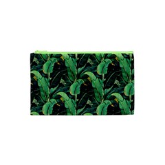 Night Banana Leaves Cosmetic Bag (xs) by goljakoff