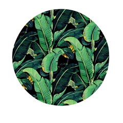 Night Banana Leaves Mini Round Pill Box by goljakoff