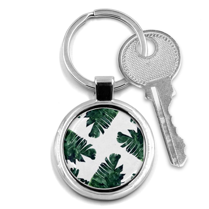 Banana leaves Key Chain (Round)