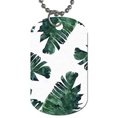 Banana Leaves Dog Tag (two Sides) by goljakoff