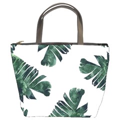 Banana Leaves Bucket Bag by goljakoff