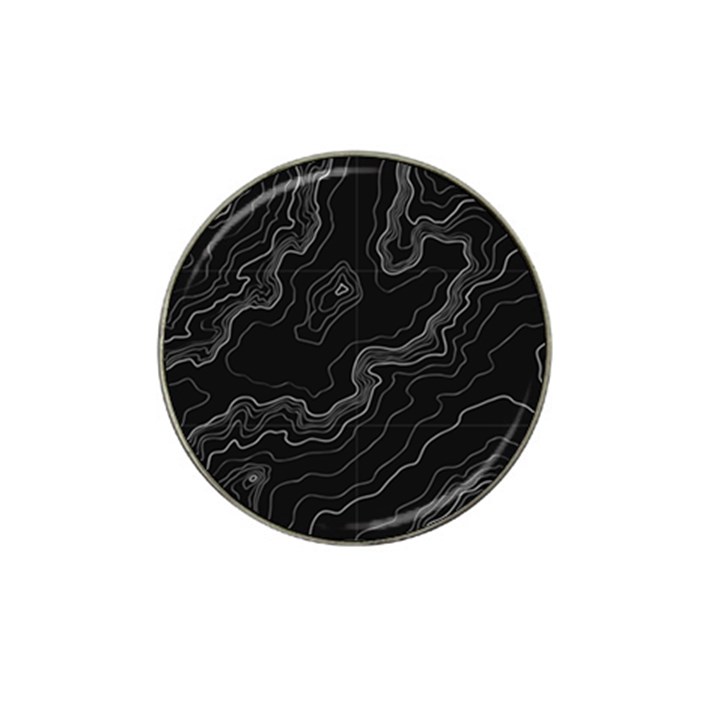 Topography map Hat Clip Ball Marker