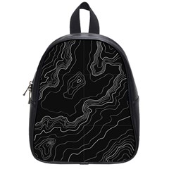 Topography Map School Bag (small) by goljakoff