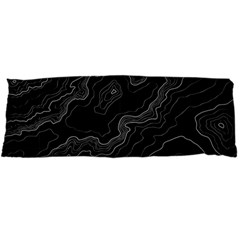 Topography Map Body Pillow Case Dakimakura (two Sides) by goljakoff