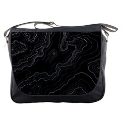 Topography Map Messenger Bag by goljakoff