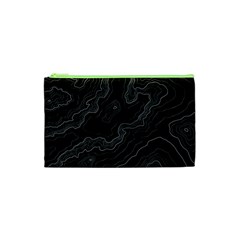 Topography Map Cosmetic Bag (xs) by goljakoff