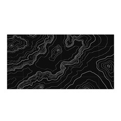 Topography Map Satin Wrap by goljakoff