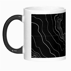 Black Topography Morph Mugs by goljakoff