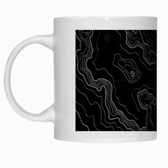 Topography White Mugs by goljakoff