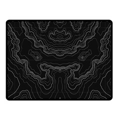 Topography Fleece Blanket (small) by goljakoff