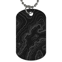 Topography Map Dog Tag (one Side) by goljakoff