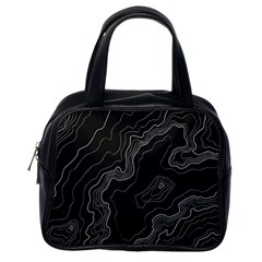 Topography Map Classic Handbag (one Side) by goljakoff