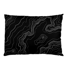 Topography Map Pillow Case by goljakoff