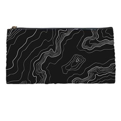 Topography Map Pencil Case by goljakoff