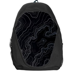 Topography Map Backpack Bag by goljakoff