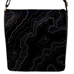 Topography Map Flap Closure Messenger Bag (s) by goljakoff