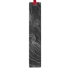 Black Topography Large Book Marks by goljakoff