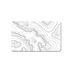 Topography Map Magnet (name Card) by goljakoff