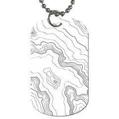 Topography Map Dog Tag (one Side) by goljakoff