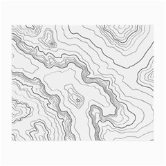 Topography Map Small Glasses Cloth (2 Sides) by goljakoff