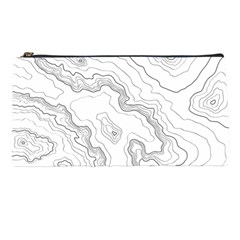 Topography Map Pencil Case by goljakoff