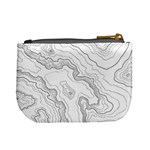 Topography map Mini Coin Purse Back